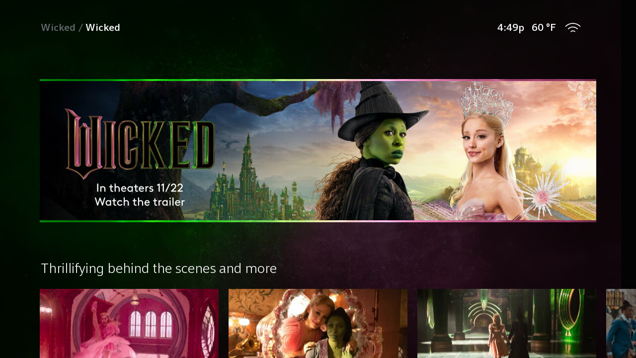 Xfinity’s ultimate viewing destination for all things Wicked